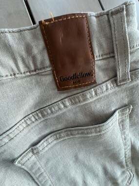 Goodfellow & Co Slim Fit Total Flex Light Gray Jeans Size 34x30